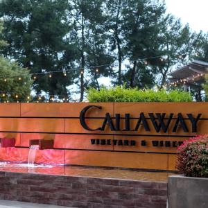 The entrance to Callaway Vineyard & Winery Temecula