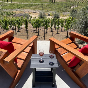 Views from the patio at Cougar Vineyard & Winery Temecula