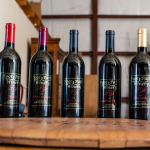 Organic Grapes used to make the wine at Foot Path Winery in Temecula