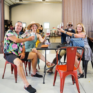 Friendly vibes at Jordan Parker Winery in Temecula