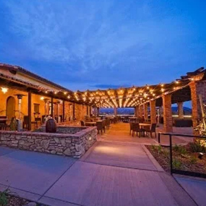 The main outside patio area at Miramonte Winery Temecula