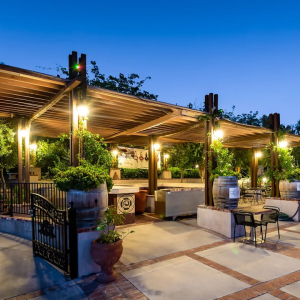 Tasting Room Patio at Mount Palomar Winery Temecula