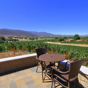 The front patio at Robert Renzoni Vineyards & Winery Temecula
