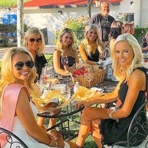 Rockin' Wine Tours Bachelorette Group at Somerset Vineyards & Winery Temecula