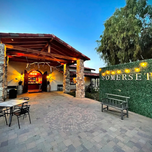 Iconic Tasting Room Entrance at Somerset Vineyards & Winery Temecula