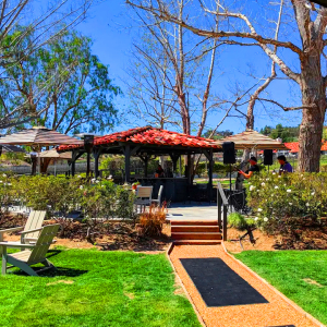Lower grounds area at Somerset Vineyard & Winery Temecula
