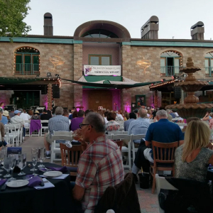 The main patio at Thorton Winery