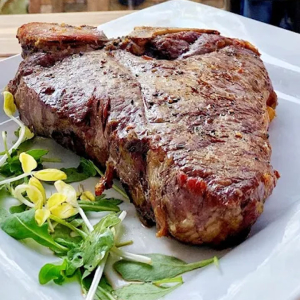 Italian Chop House entree at Truffle Pig Winery in Temecula Valley