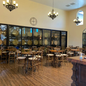 Modern Tasting Room at Truffle Pig Winery in TEmecula