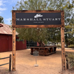 Iconic Marshall Stuart Fine Wines Sign Temecula