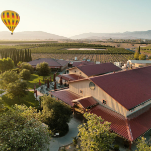 Aerial View of Wiens Cellars Winery Temecula