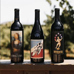 Wines on display at Wiens Cellars in Temecula