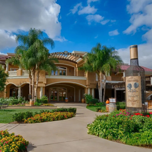 The main grounds at Wilson Creek Winery Temecula