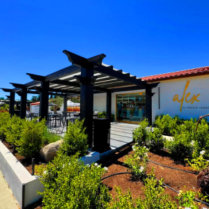 Alex by Poggio Leano Winery in Temecula Front Patio 